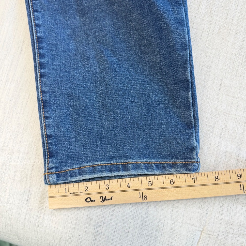 Terra & Sky Women 14W Blue Straight Leg Jeans Casual Denim Pants - Picture 11 of 11